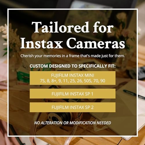 Instax Mini Wooden Picture Frame - for Fujifilm Instax Mini
