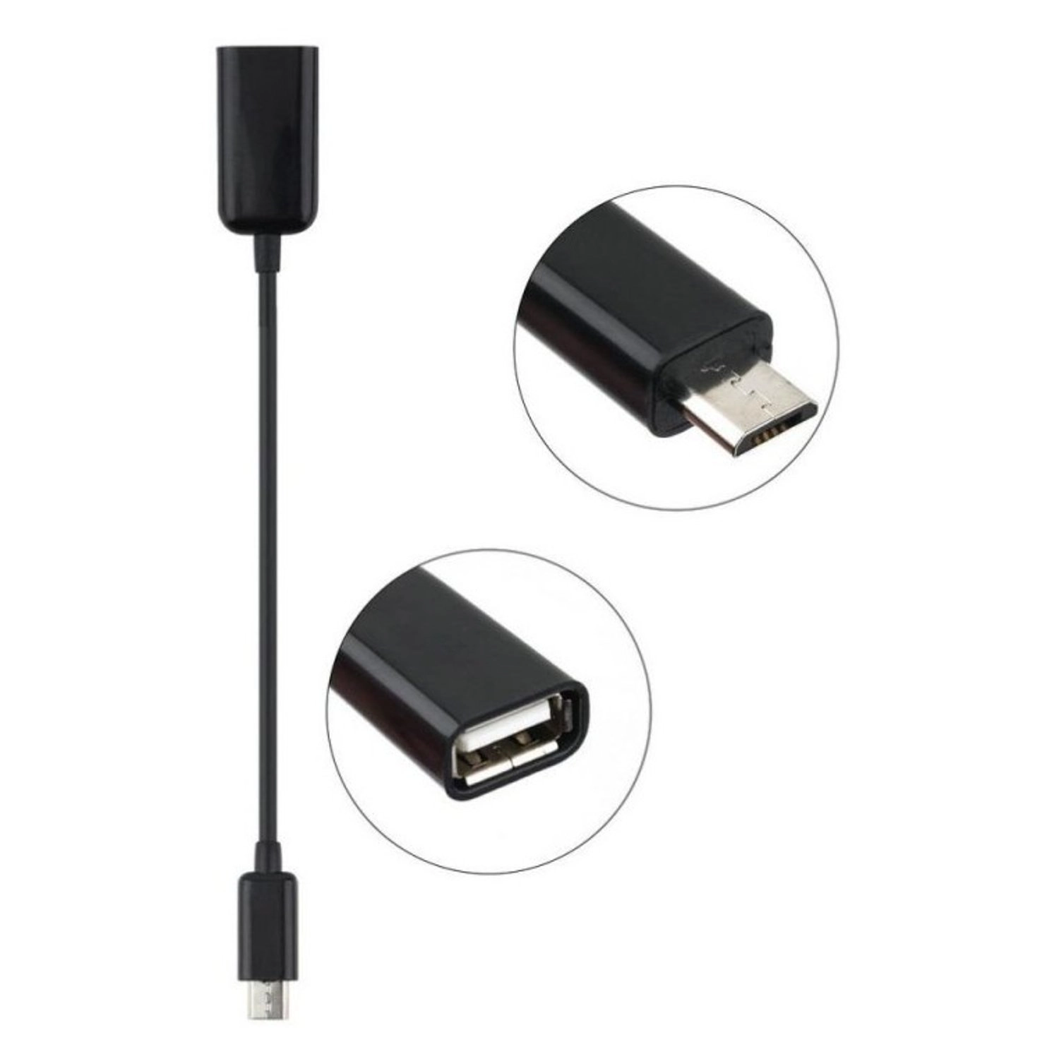 Trands TR-CA63 USB-A to Micro-USB 0.12m