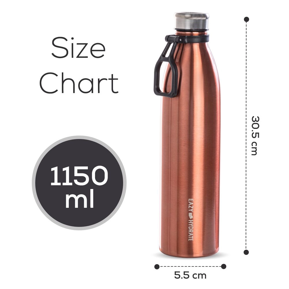 Kids Water Bottle 1150 ml - Leak-Proof Spout Lid
