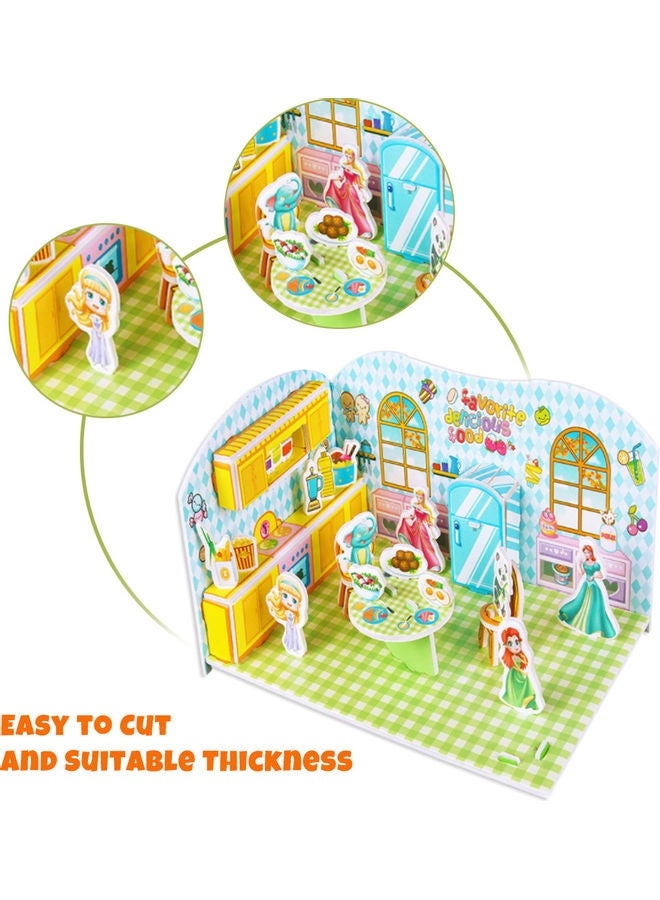 HT3080 - 3 Dimensional Cartoon Paper Construction DIY Kit Upto 12 Months