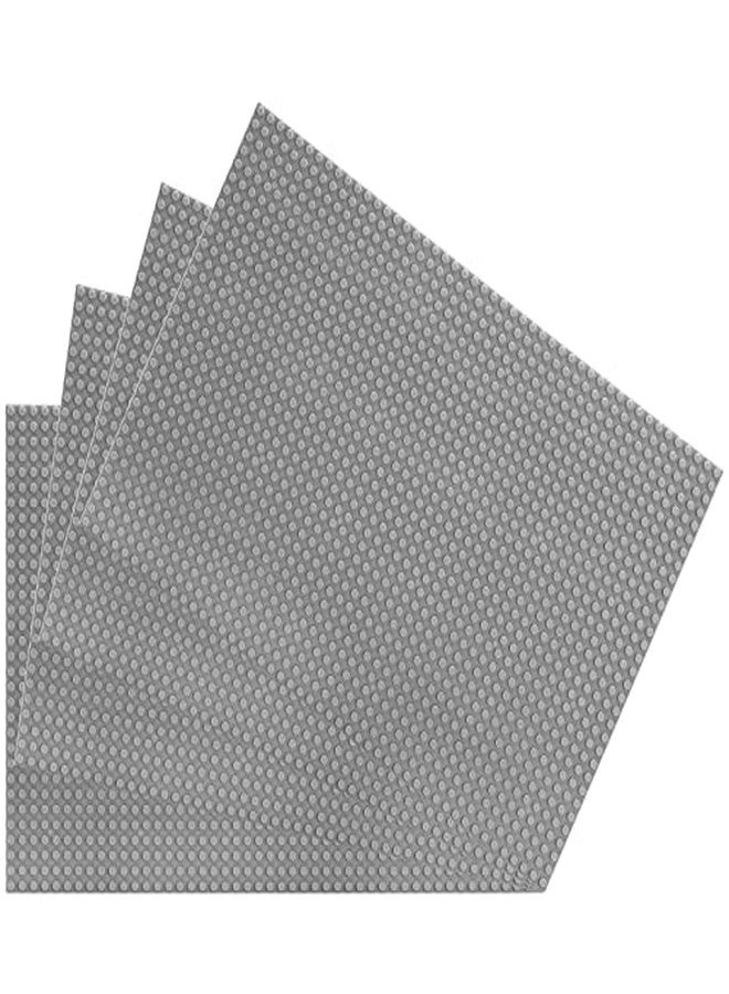 Baseplates - 4 Pack 10'' x 15''/25.5x38 CM Grey