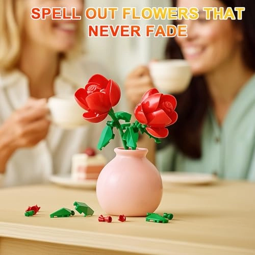 Flower Building Block Toy - Clamping Tulip
