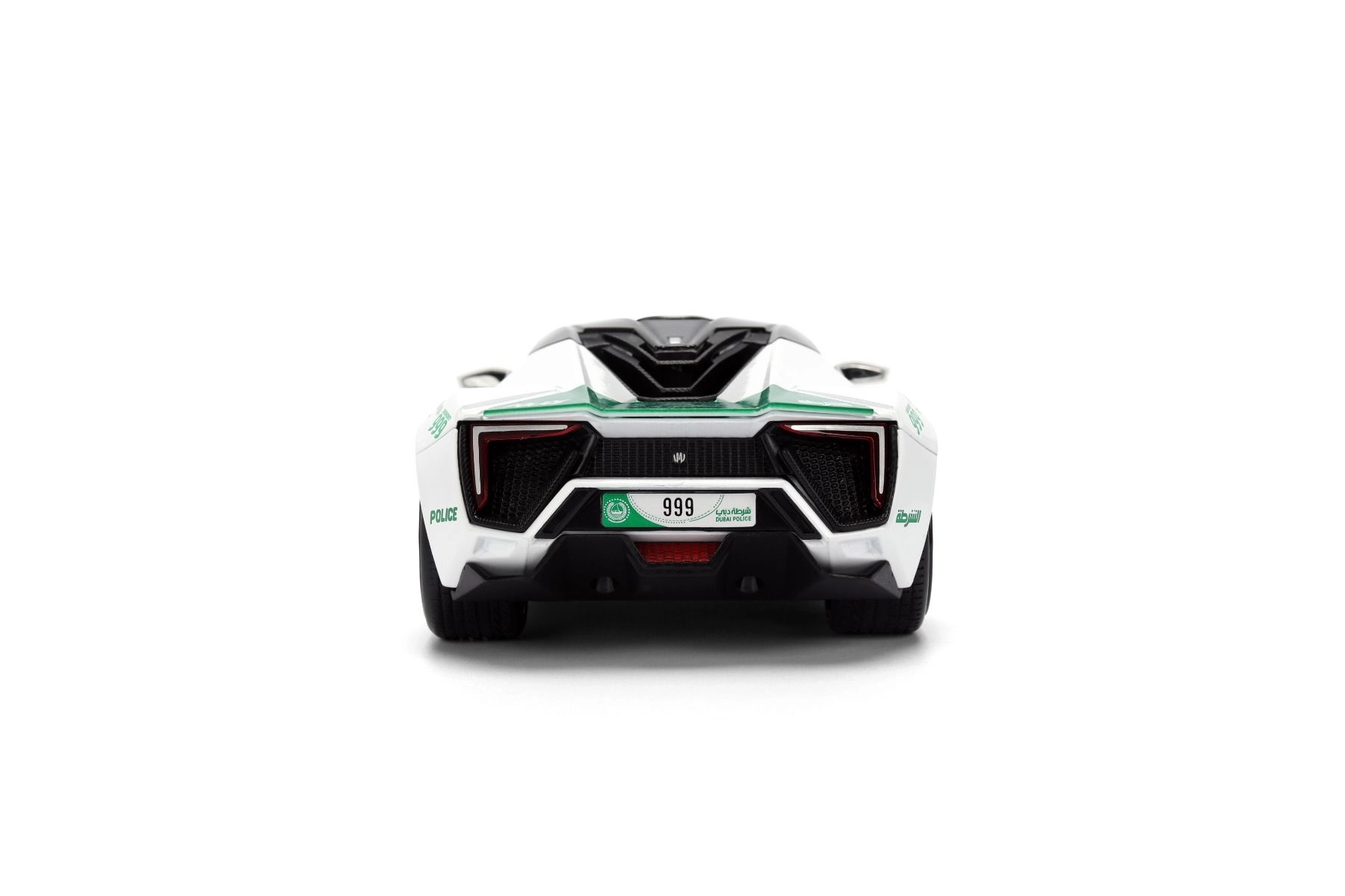 Dubai Police Lykan Hyper Sport - 1:24 Die-cast Metal