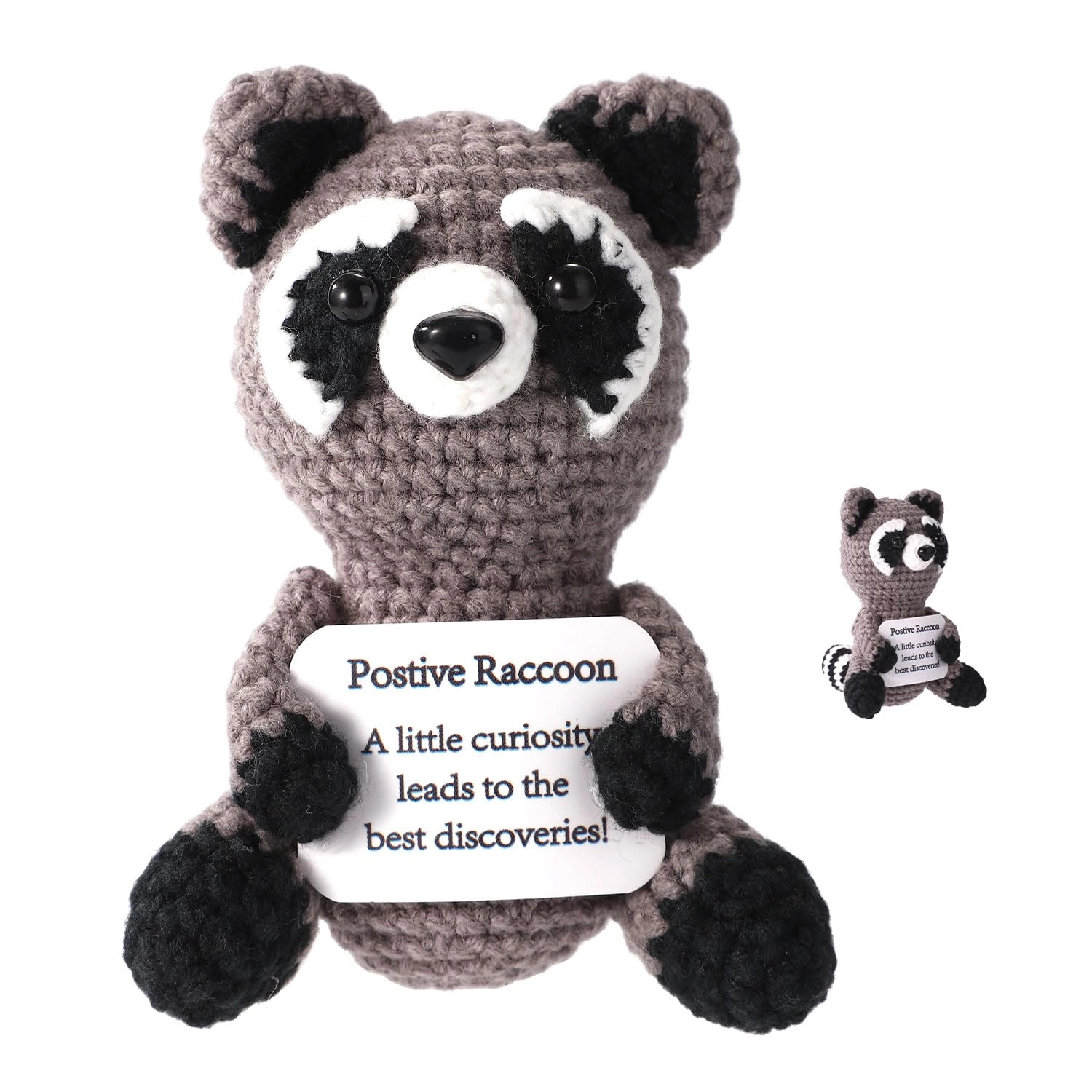 TOYMIS Positive Racoon - 5.91x2.76in/15x7cm