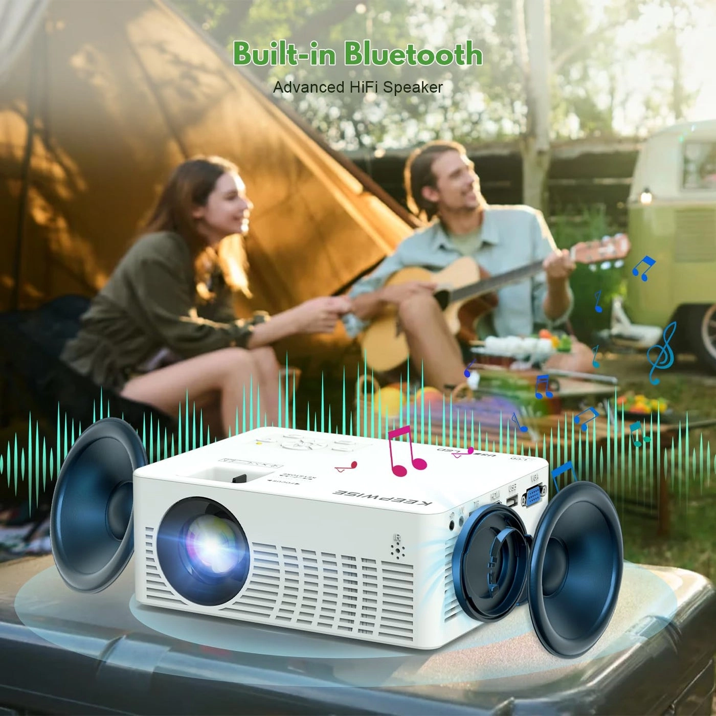 Mini Projector 9500 Lux 720P