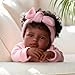Reborn Baby Doll - 20 Inch Soft Cloth Body Black Girl Ages 3+