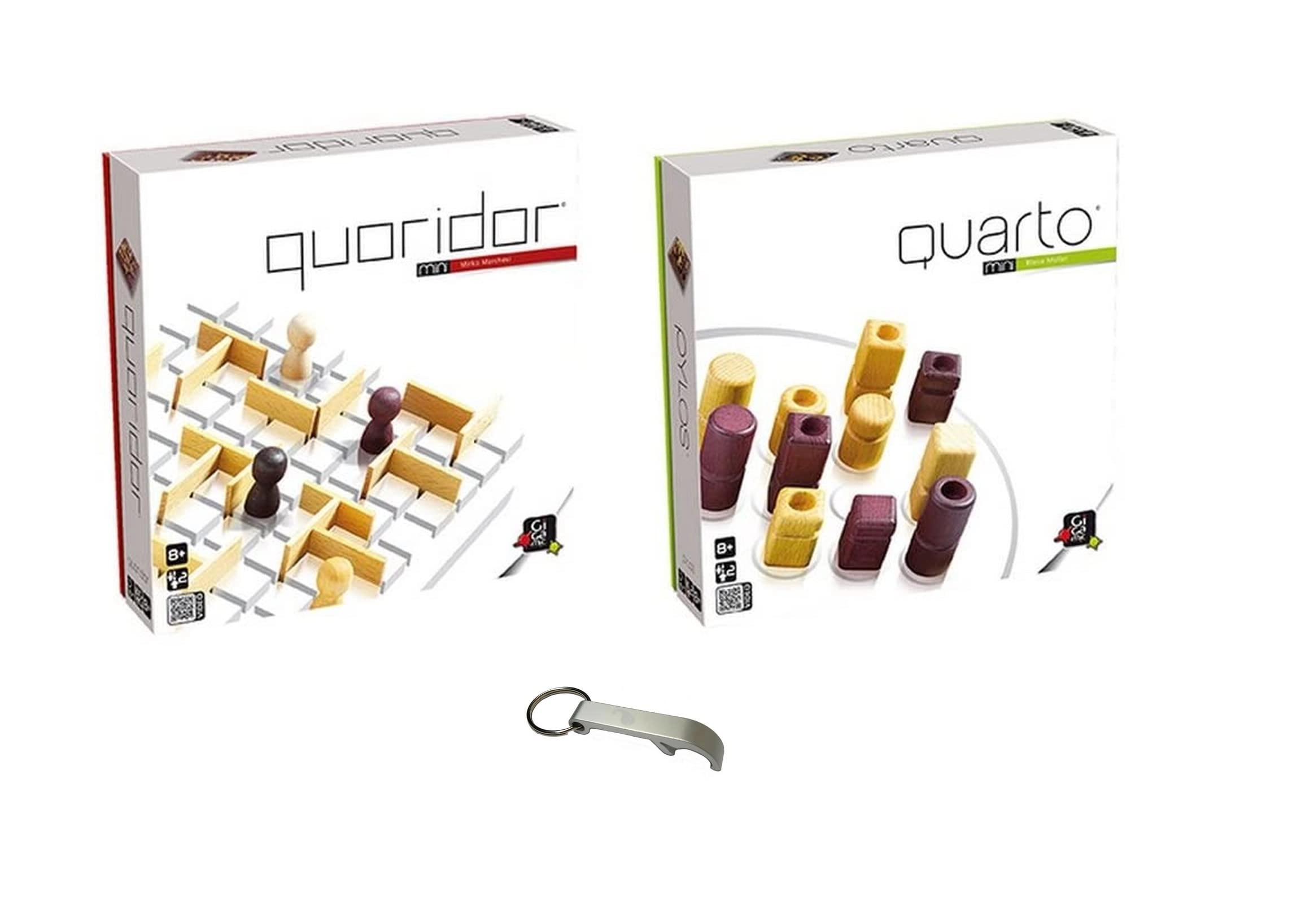 Blumie Shop Quarto - Mini Wooden + Qoridor + Bottle Opener