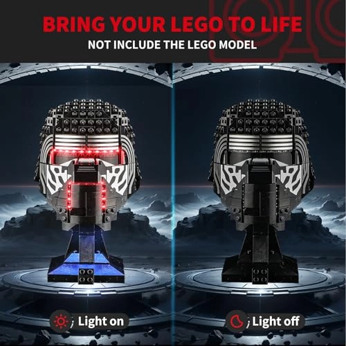 Light Kit for LEGO Kylo Ren Helmet - for LEGO 75415