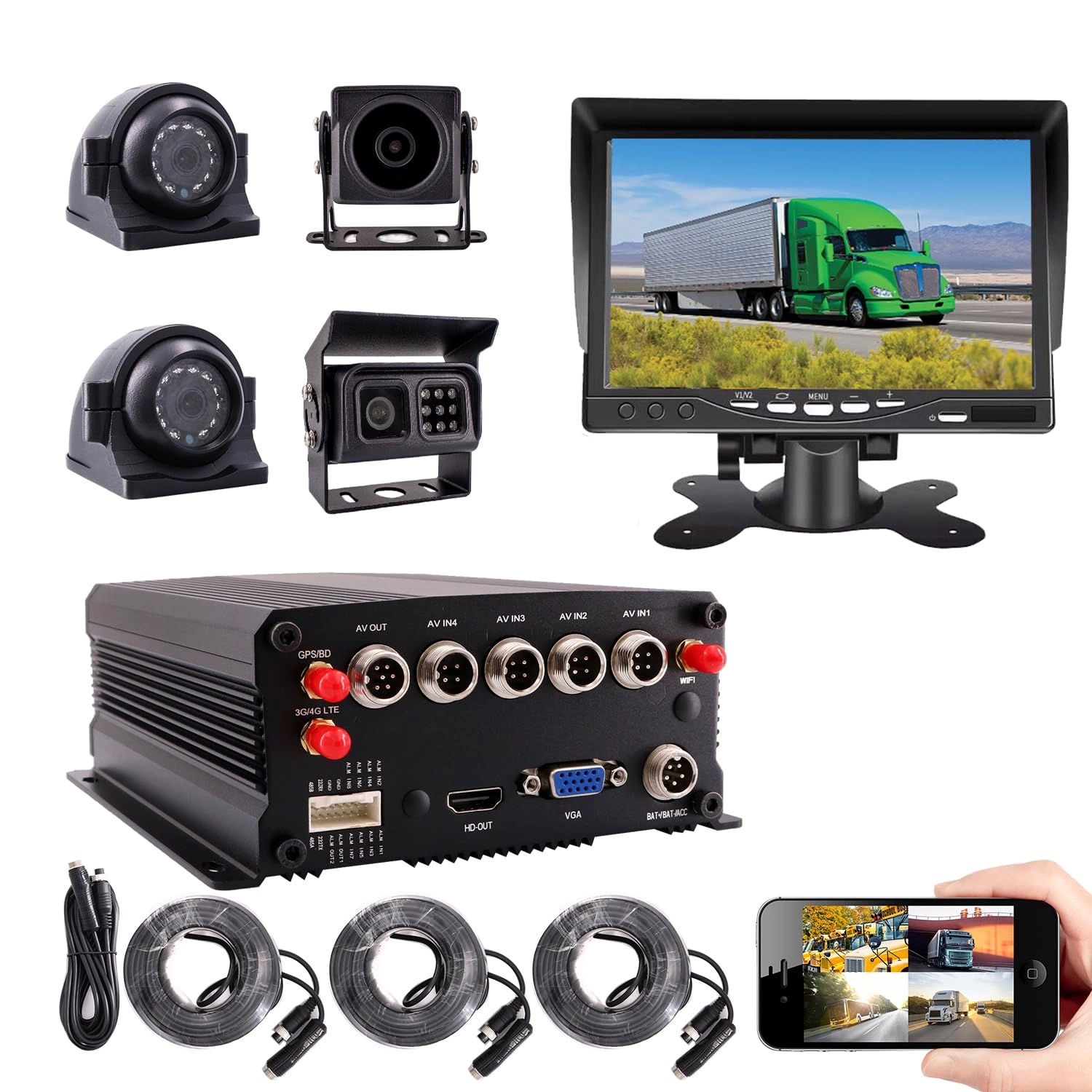 JOINLGO MDVR - Night vision Wired 2.0 X 1.0 megapixels