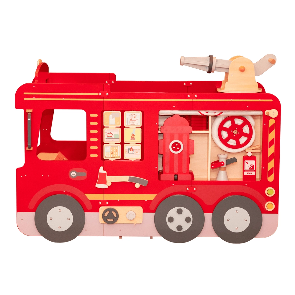 Super Fire Engine Wooden Pretend Toy Set (29464294-44712)