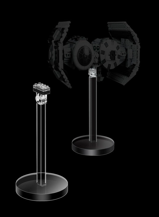 NAOCARD Acrylic Display Stand - for Lego 75399 Rebel U-Wing Starfighter Transparent Rotating