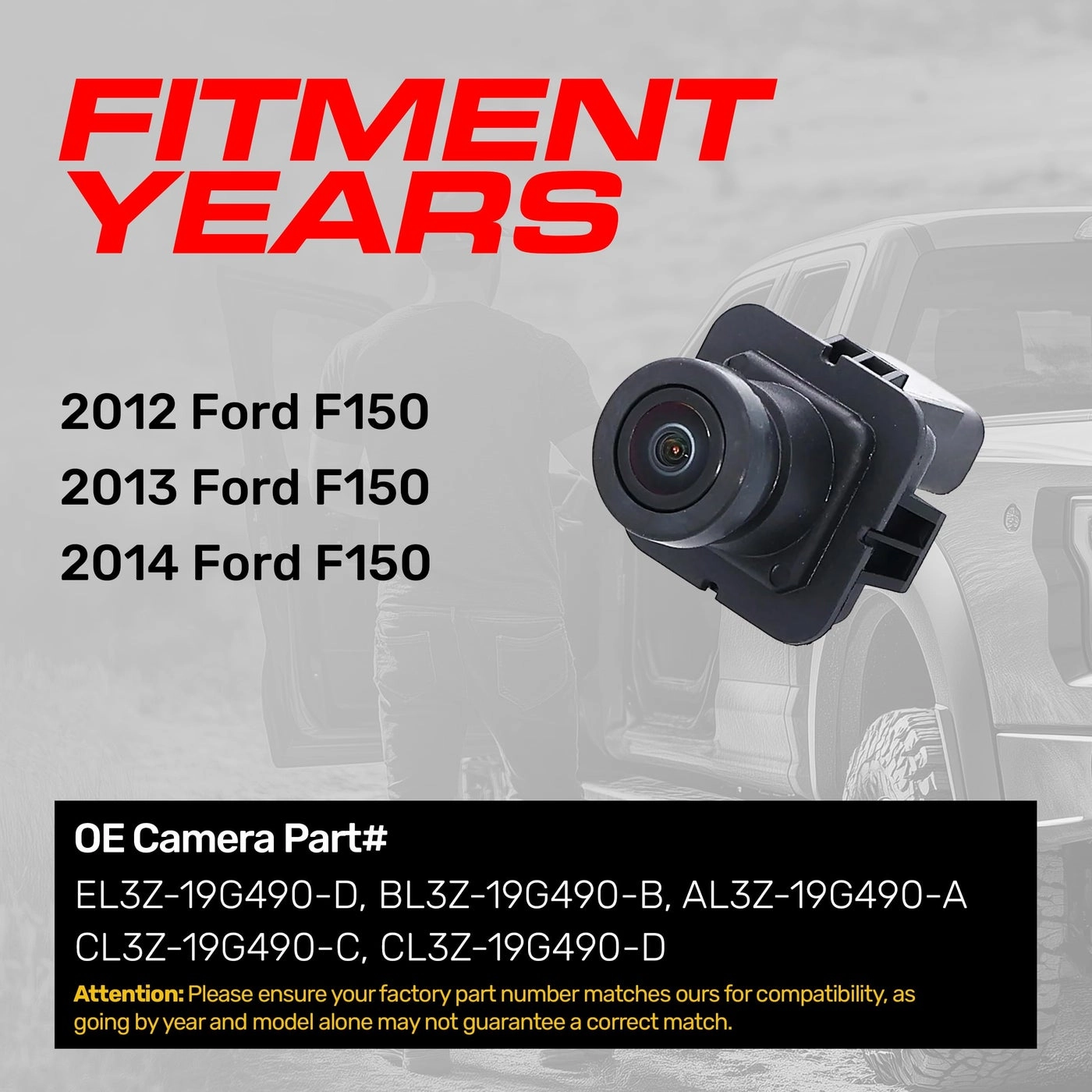 Backup Camera - Ford F150 2012-2014