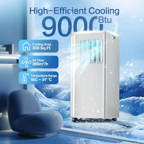 Air Conditioning Unit - 9000 BTU Portable Digital Display