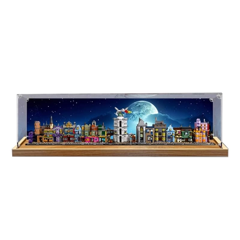 HCAEIOFJ Display Case (76444) - 92x17x22cm Black Bottom 3mm