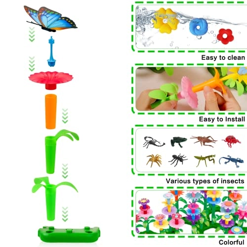 Insect Flower Garden - 3 years and up 156 pieces