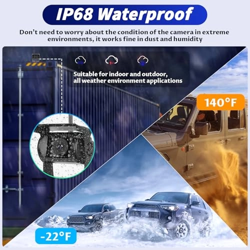 Wireless RV Backup Camera System - Night Vision Wireless 1080P