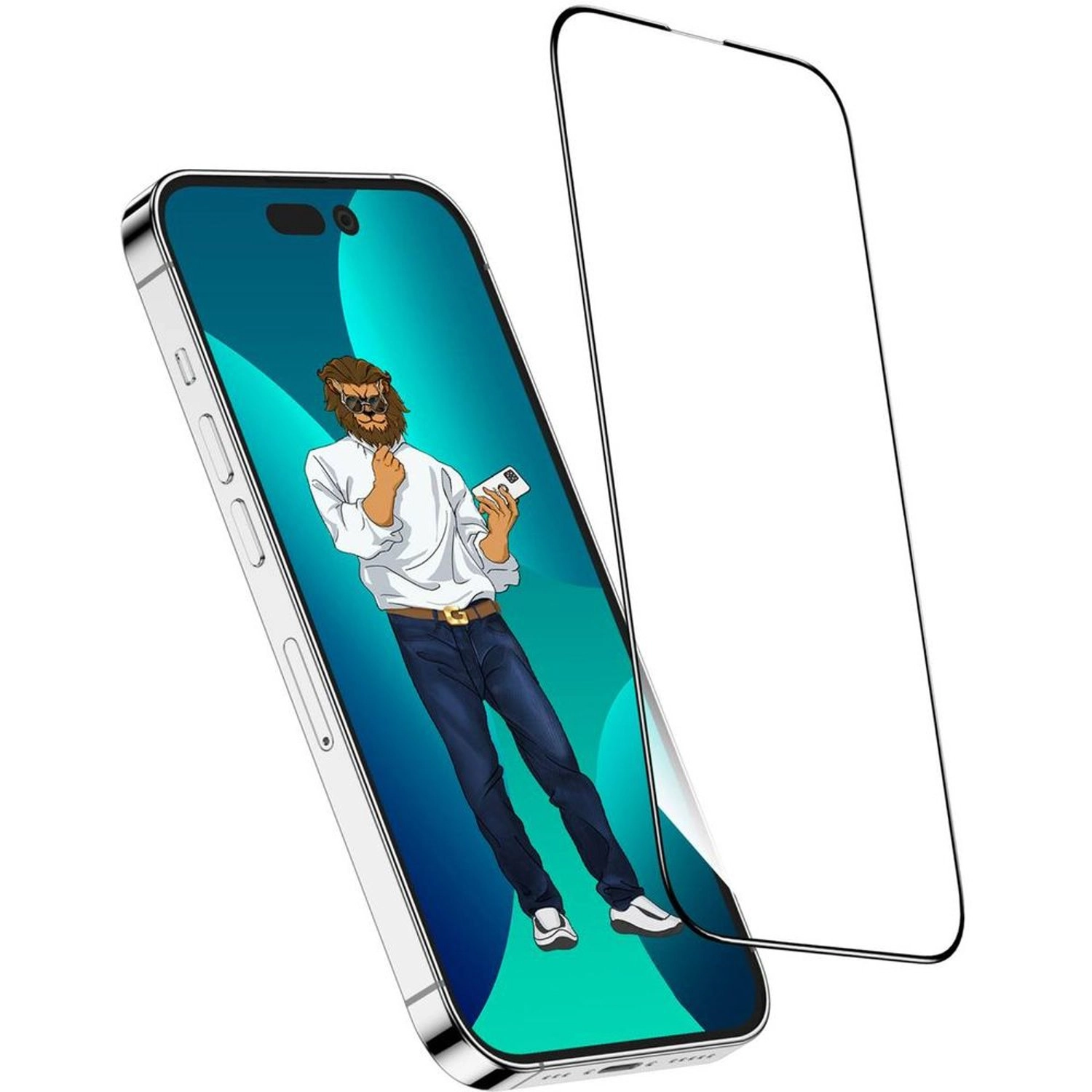9H Clear Glass Screen Protector for iPhone 14