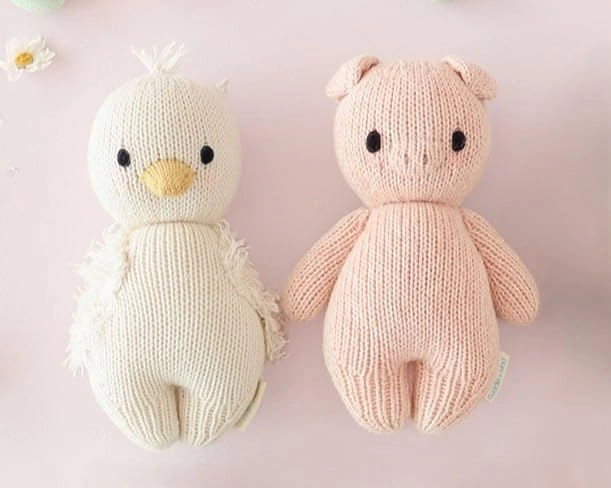 Baby Piglet 17.78 cm + Baby Cow 17.78 cm + Baby Gosling 17.78 cm