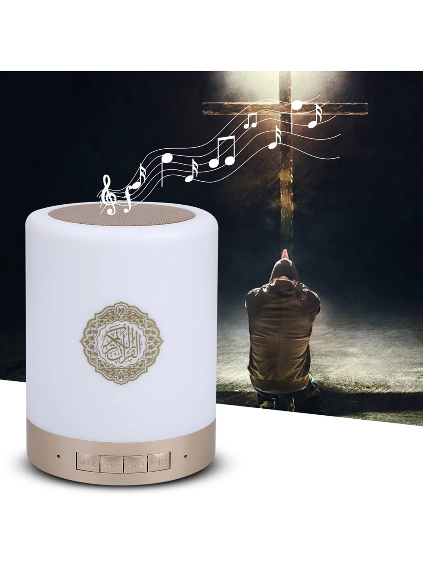 QB303 - Touch Lamp Azan Clock