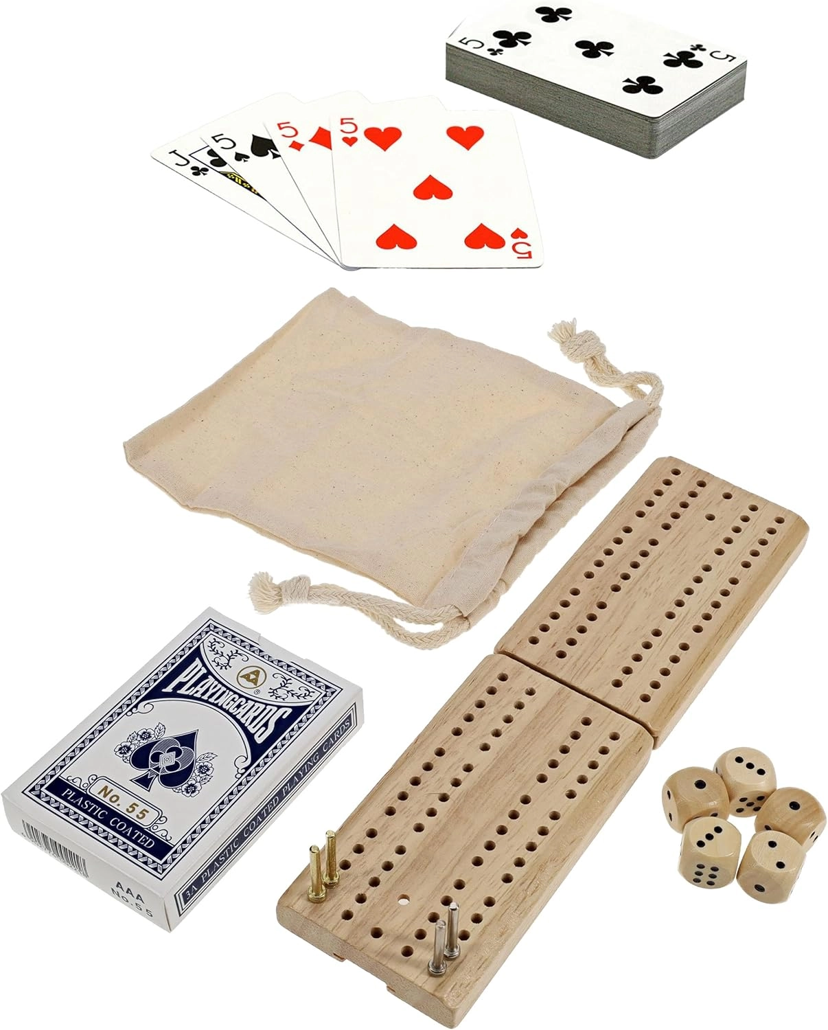 Cribbage and More Travel Game Pack - 12 Games