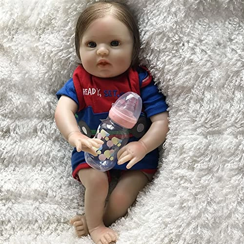 Rebirth Baby Doll - 20 Inch Vinyl Cotton Body Blue Eyes