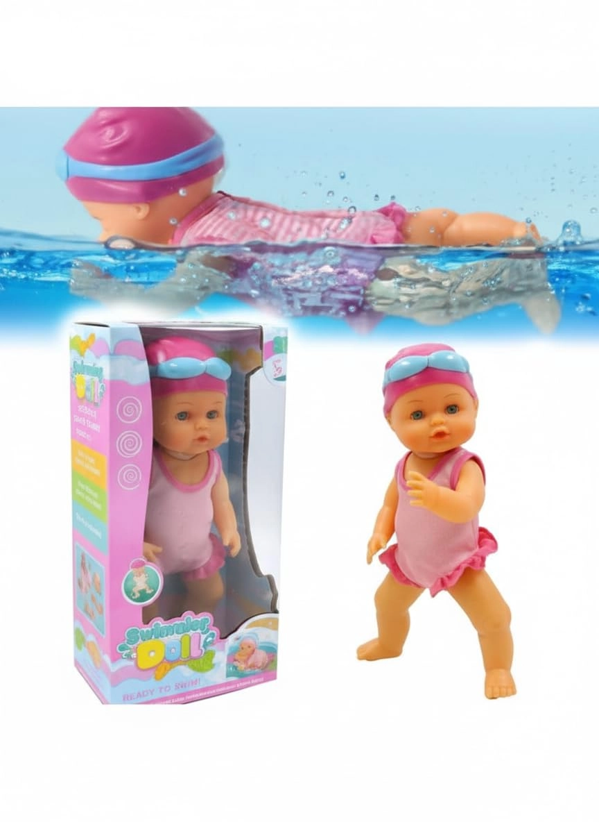 GHAZAL Swimming Doll - Battery Operated Waterproof 13 Inch