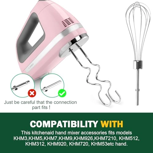 Hand Mixer Beaters - KHMPW Stainless Steel 3PCS