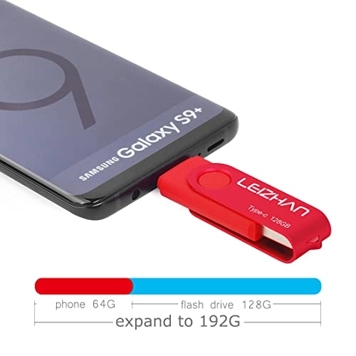 Type-C USB Flash Drive - USB 3.0 USB-C USB-A 128GB