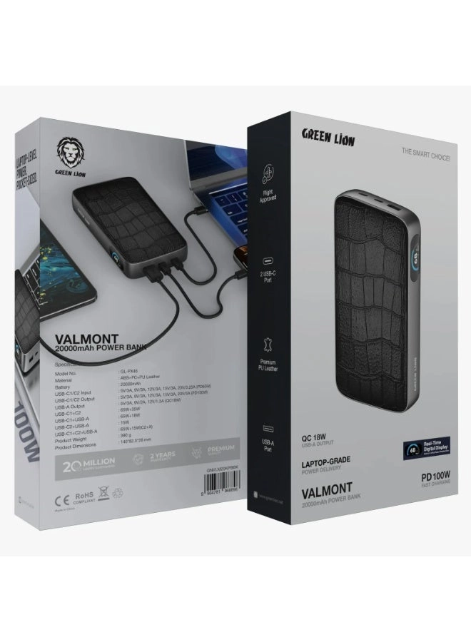 VALMONT - 20000mAh 100W