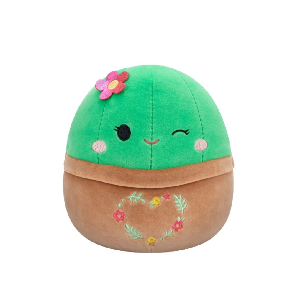 Squishmallows Shadi the Cactus in Pot - 7.5 Inch + Marcelluis the Cactus with Arms