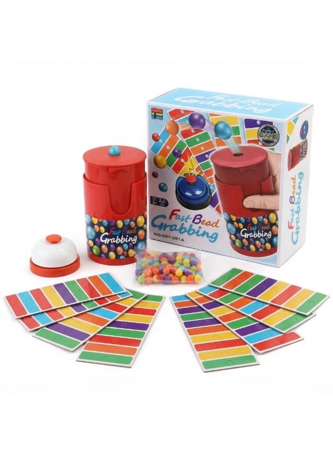 Fast Bead Grabbing Color Matching Board Game - 90 pieces