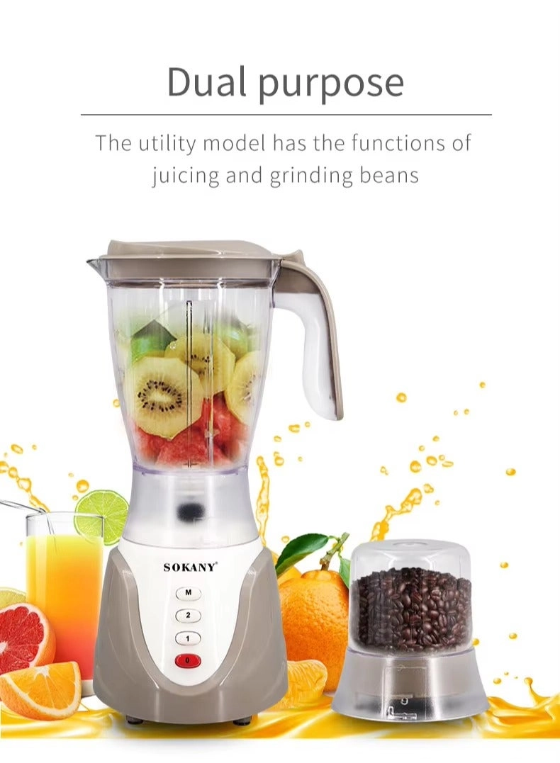 SK-158 - Multifunction Blender Juicer Grinder White
