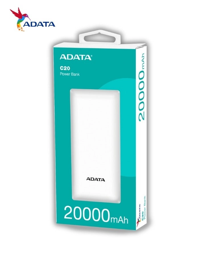 C20 - 20000 mAh 15 W 2 1