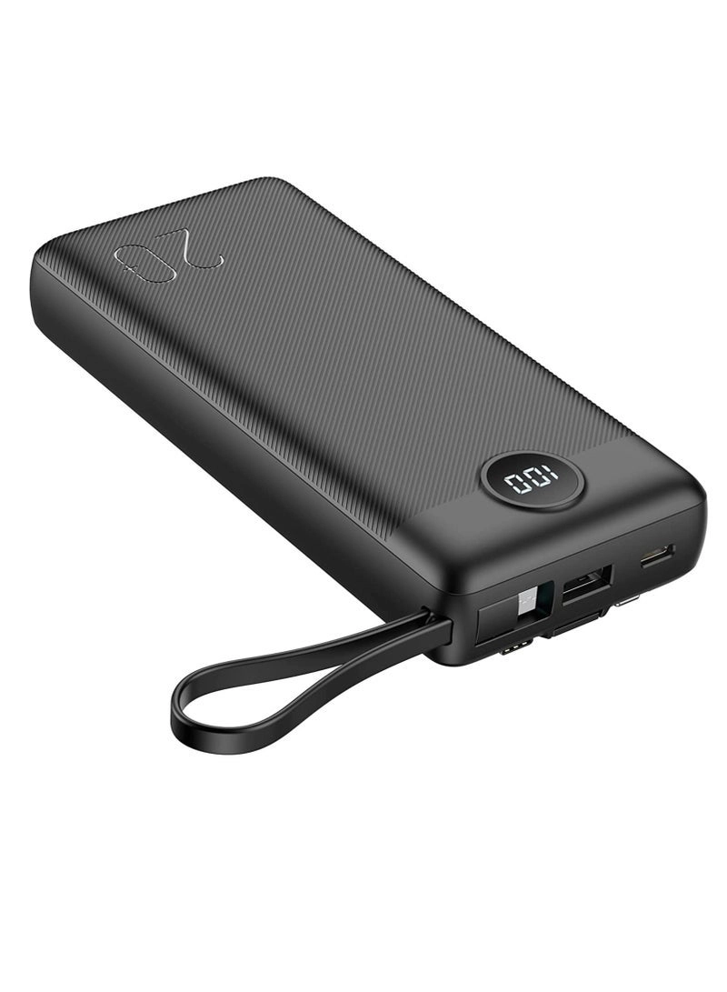 Portable Power Bank - 20000mAh Fast Charge QI