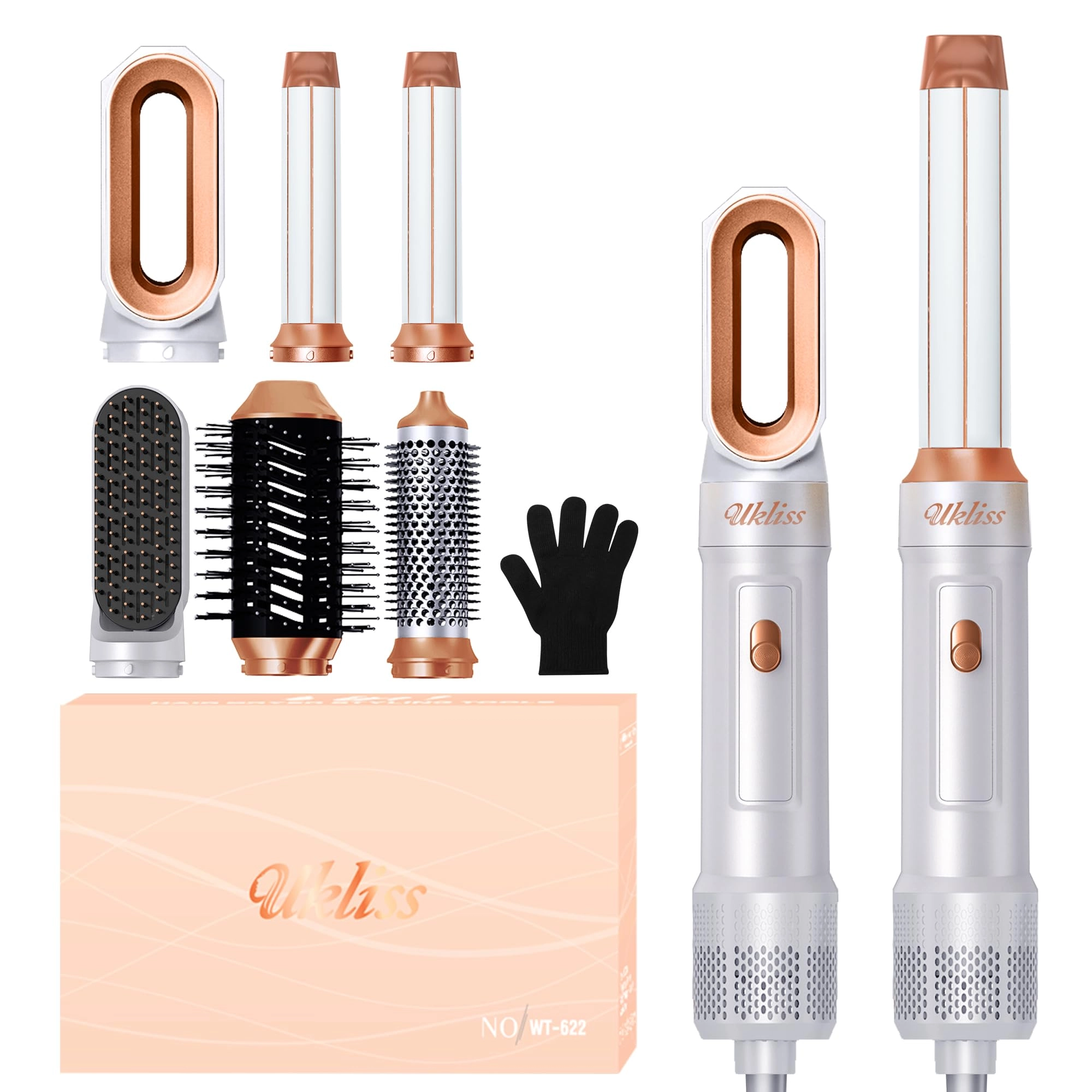 Hair Dryer Brush 6 in 1 - 110000 RPM Gold