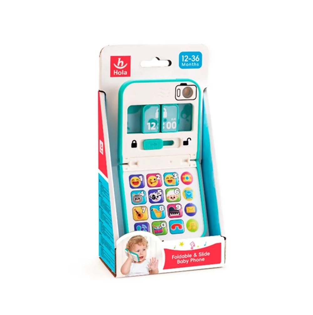 Foldable And Slide Baby Phone - 1+