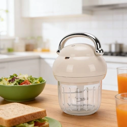Electric Garlic Chopper - 350ML USB Rechargeable