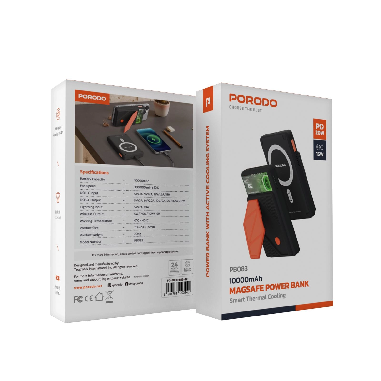PD-PBFCH083-BK - 10000mAh 20W