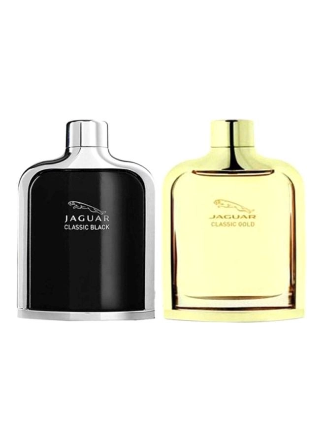 Jaguar Classic Black Eau de Toilette - 100ml + Classic Gold Eau de Toilette - 100ml