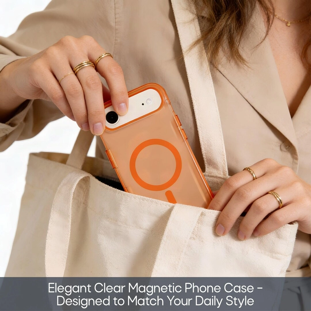 Clear Fiber MagSafe Case for iPhone 17 Air - Clear Fiber TPU Slim