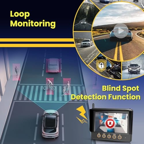 Wireless Backup Camera - Night Vision Wireless 720P