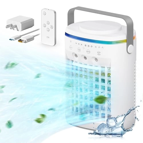 Portable Air Conditioner - 1000ml 2-4-8H Timer 3-Speed