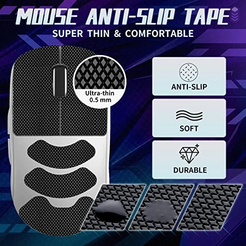 Mouse Grip Tape - 0.5mm Palm Sweat Absorption