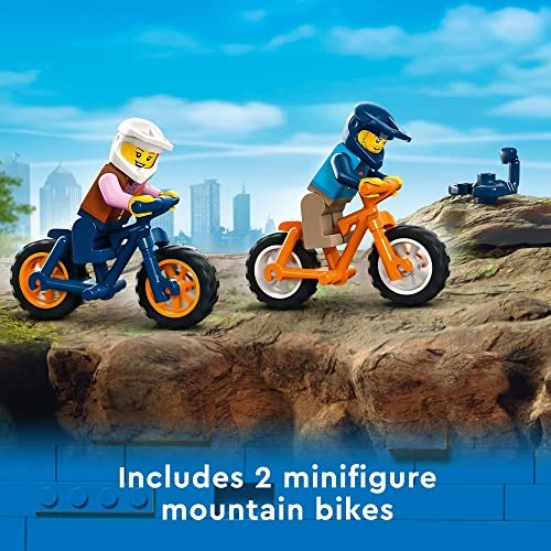 City 4x4 Off-Roader Adventures Camping Set (60387) - Monster Truck Style Working Suspension