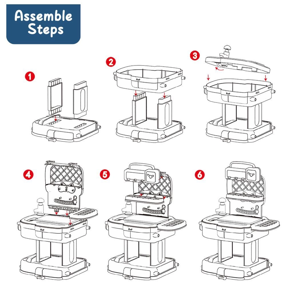 Kitchen School Bag - 34 pcs (SAM-LS_RPSB_KTBU)