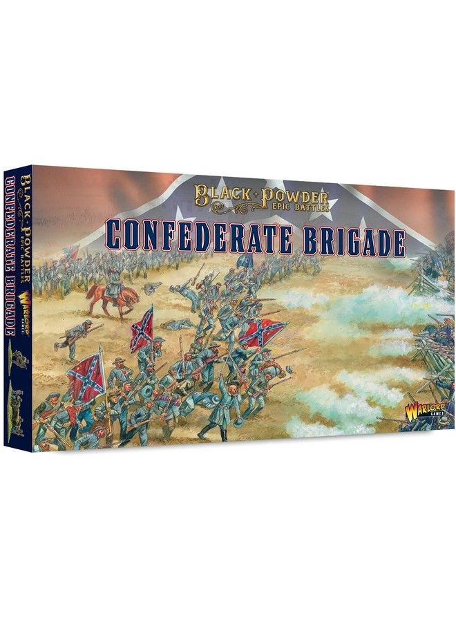 WARLORD GAMES Black Powder Epic Battles Confederate Brigade - American Civil War Plastic Model Kit