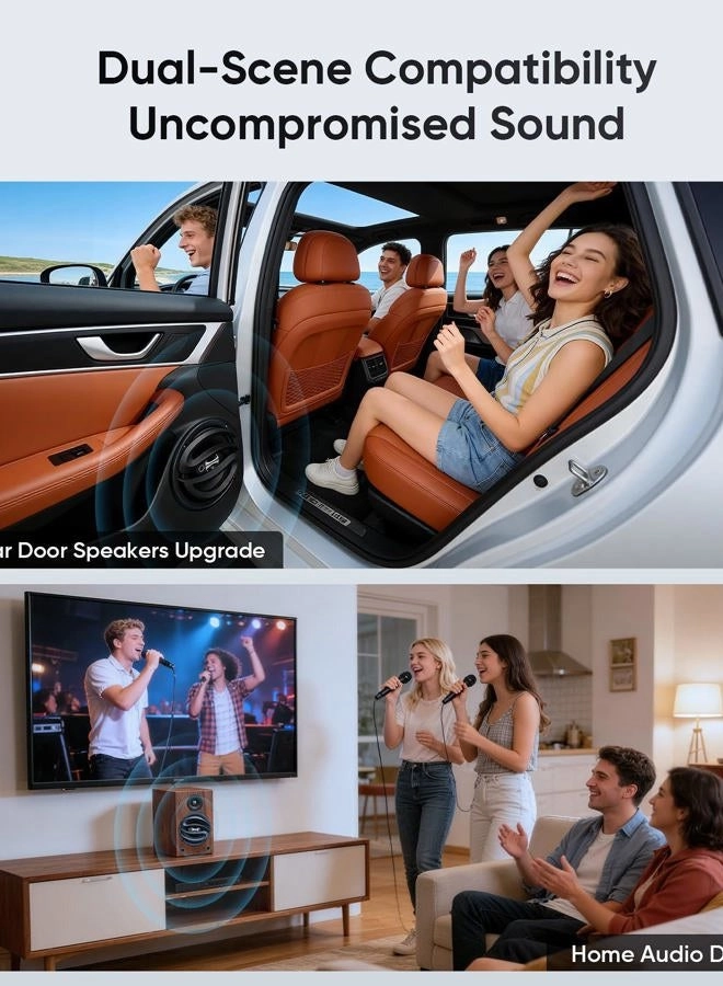 3-Way Car Door Speakers - 6.5"