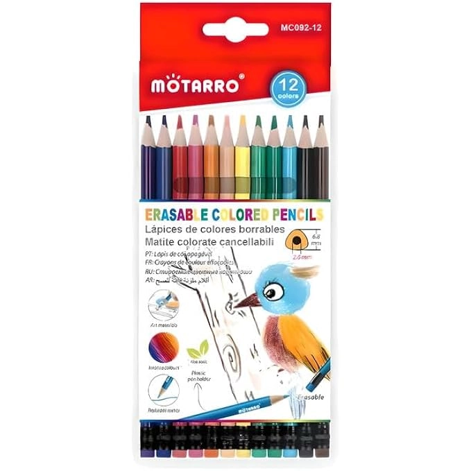 FITTO Color Pencils - 12 Colors