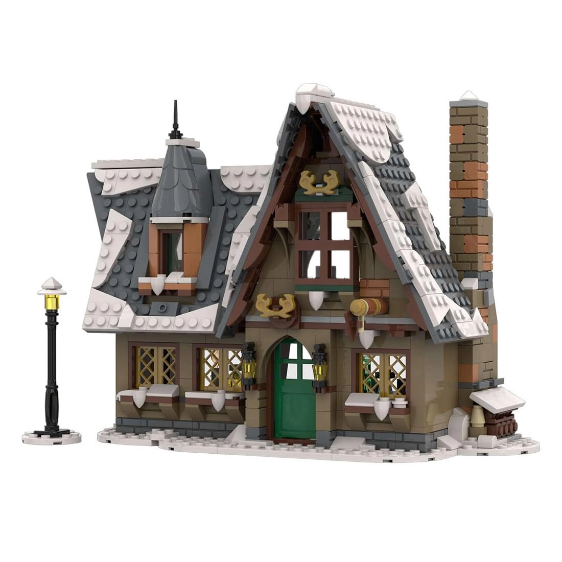EnuoChbuild MOC-94936 - Christmas Winter Country