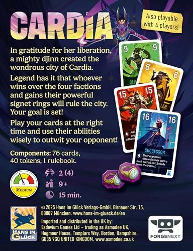 Cardia: City of Wonders - Strategy Card Game